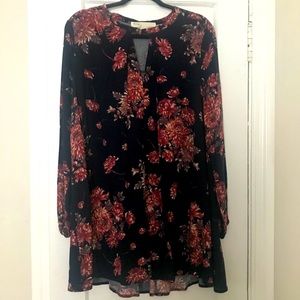Vintage Havana Long Sleeved Floral Dress